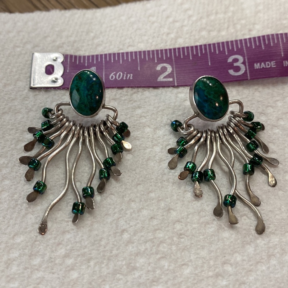 Turquoise earrings - Picture 6 of 7